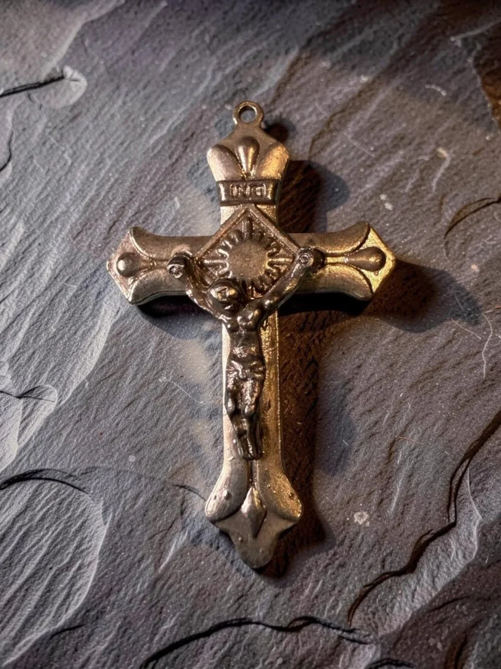 Statement Cross Silver Cross Necklace